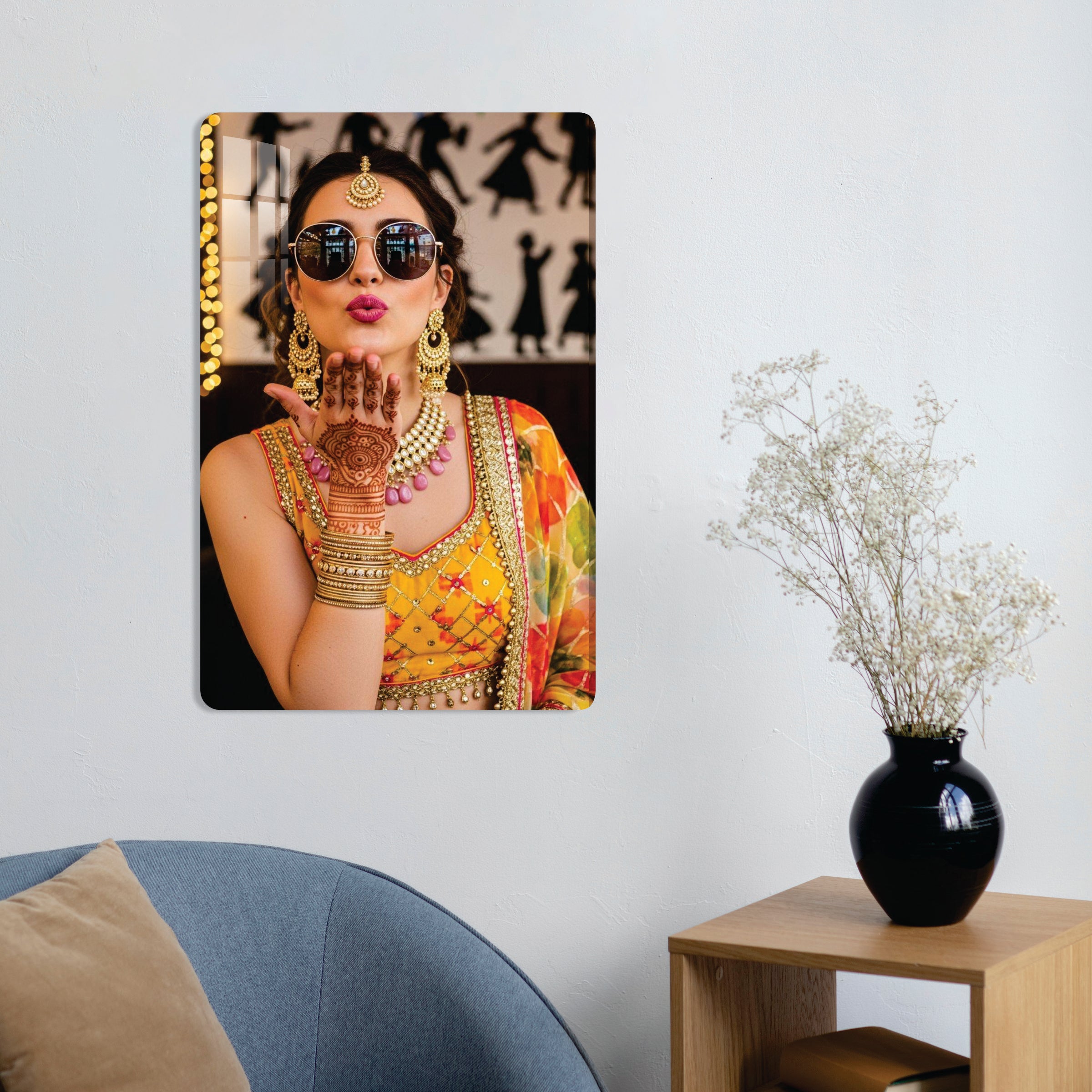 Acrylic Personalized  Photo Frame ( 16 x 24 inch )