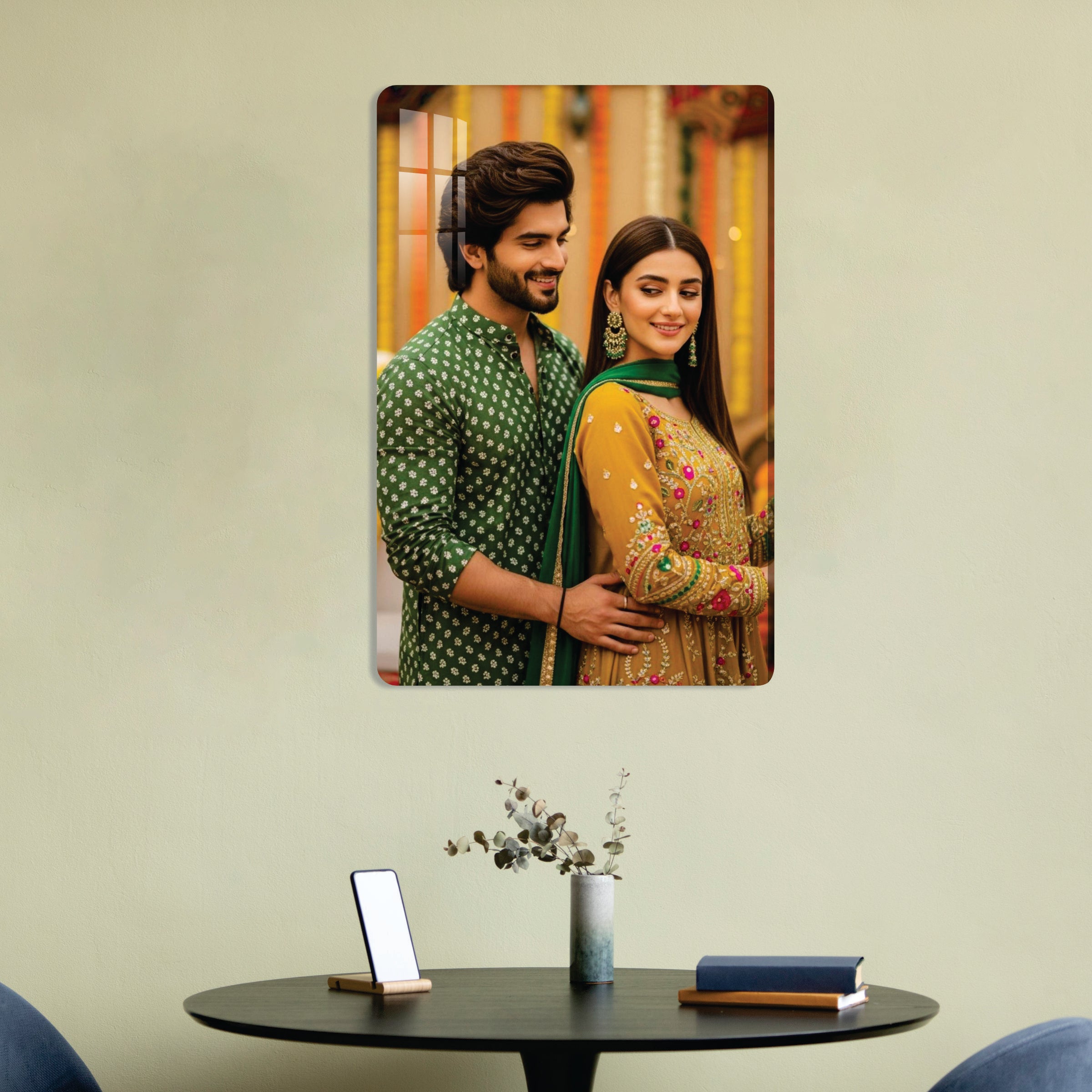 Acrylic Personalized  Photo Frame ( 8 x 12 inch )