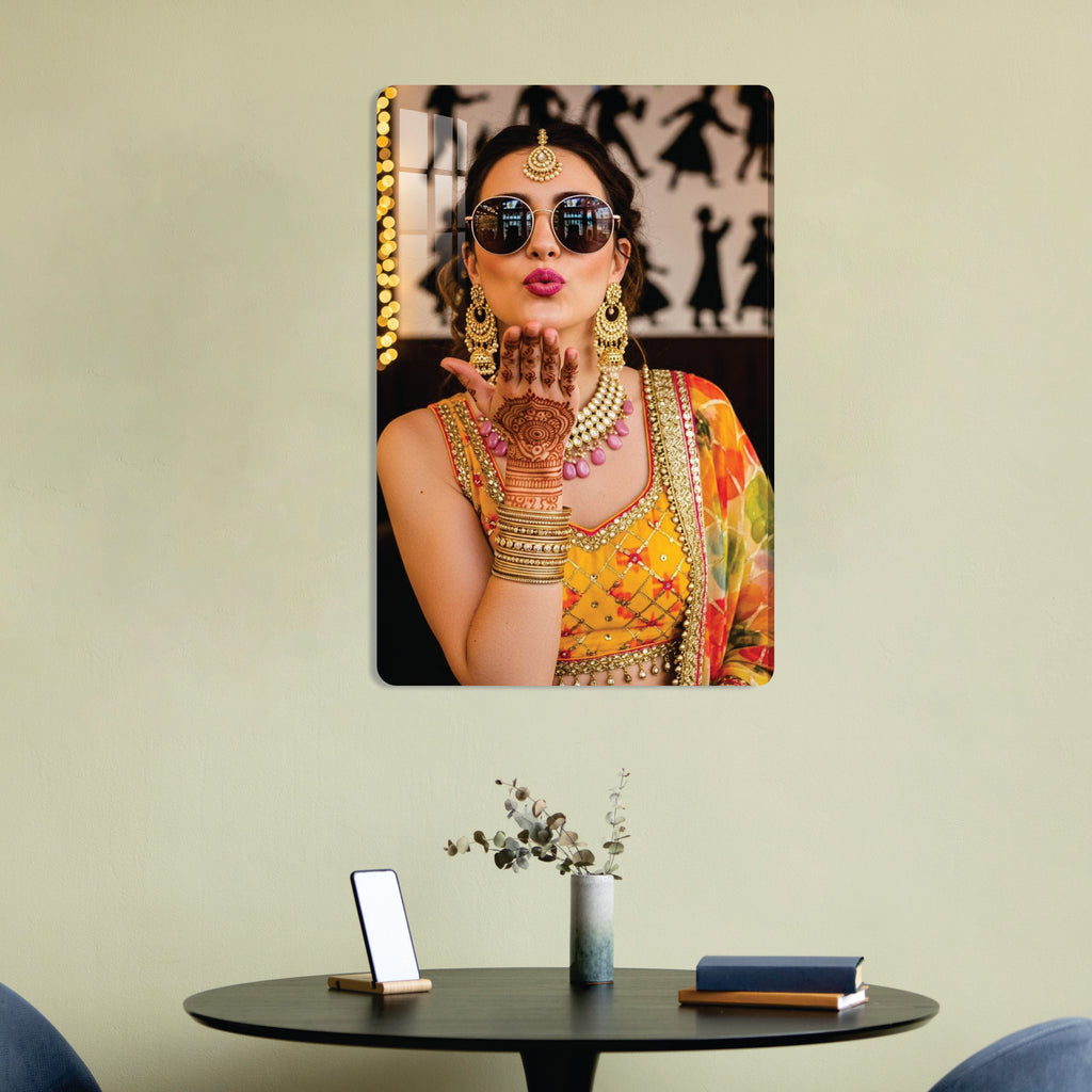 Acrylic Personalized  Photo Frame ( 16 x 24 inch )