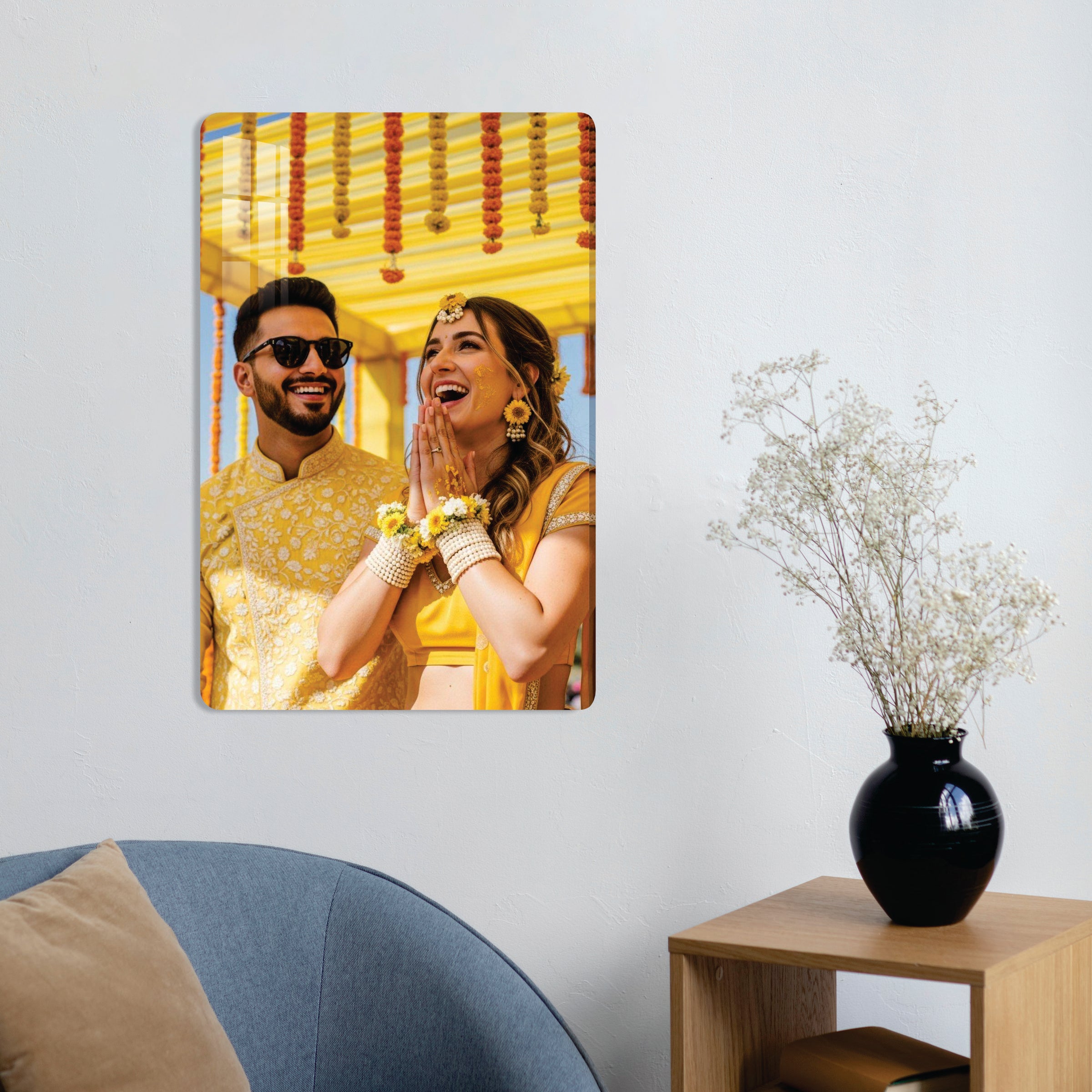 Acrylic Personalized  Photo Frame ( 12 x 18 inch )