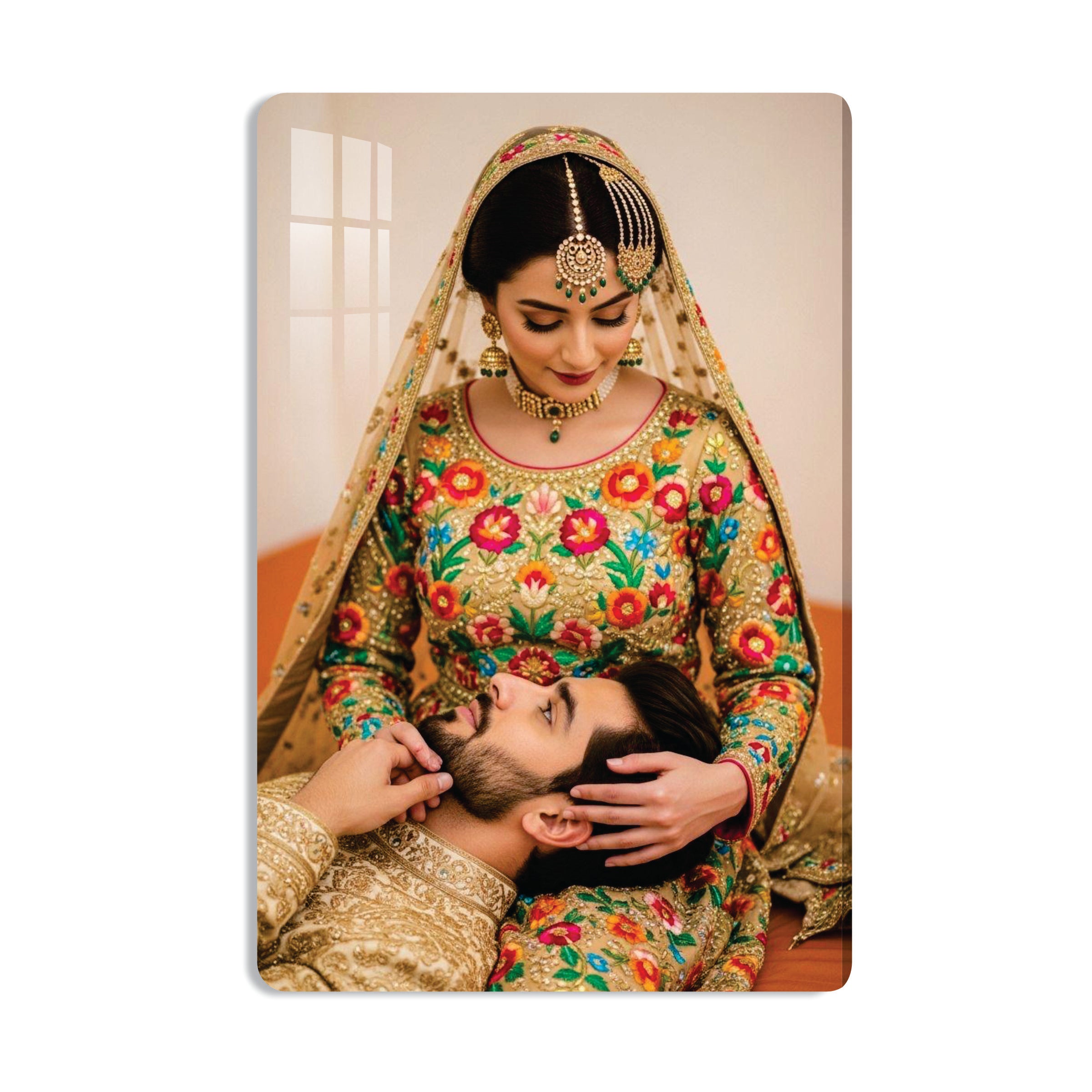 Acrylic Personalized  Photo Frame ( 10 x 15 inch )
