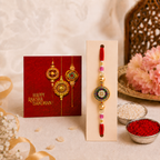 Personalized Rakhi LED Photo Frame - Mandala