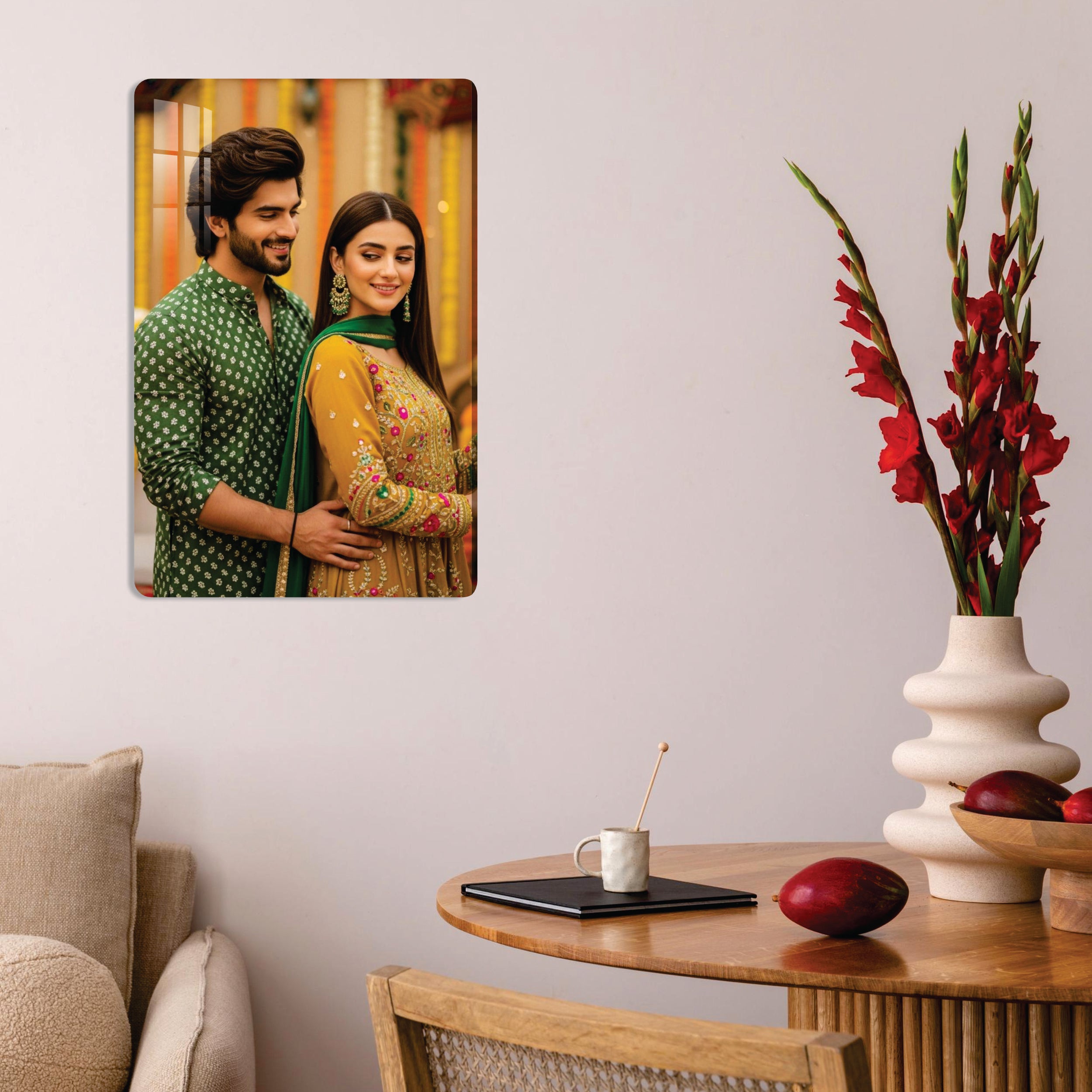 Acrylic Personalized  Photo Frame ( 8 x 12 inch )