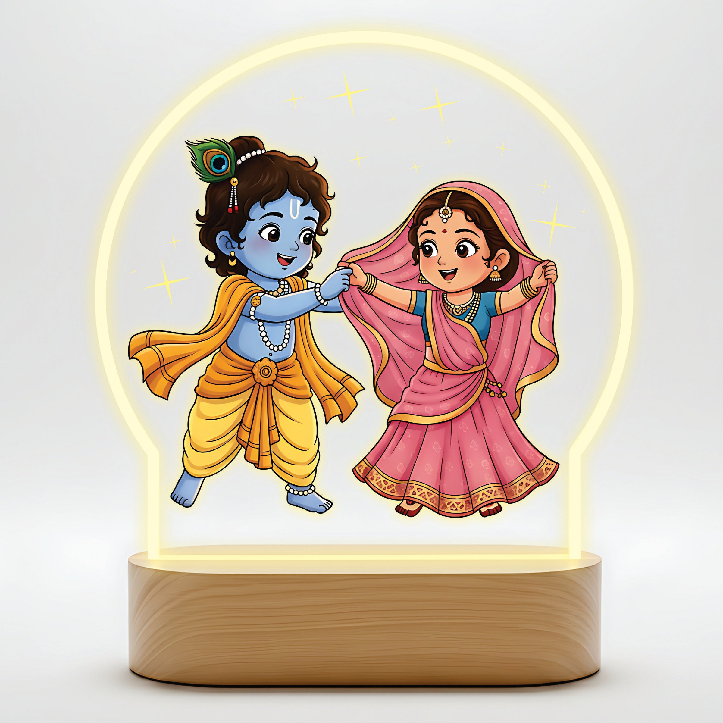 Little Krishna & Radha Full - Joyful Vrindavan Dance