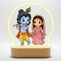 Radha Krishna LED Night Light - Eternal Love Journey