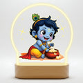 Divine Bal Krishna LED Night Light - Bal Krishna with Makhan
