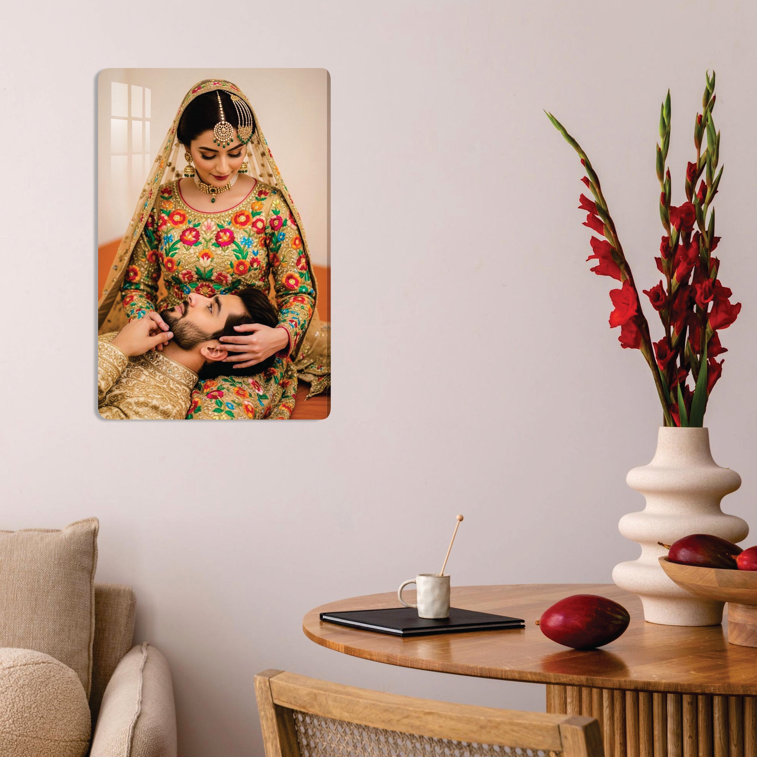 Acrylic Personalized  Photo Frame ( 10 x 15 inch )