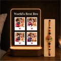 Personalized Rakhi LED Photo Frame - Formal Brother