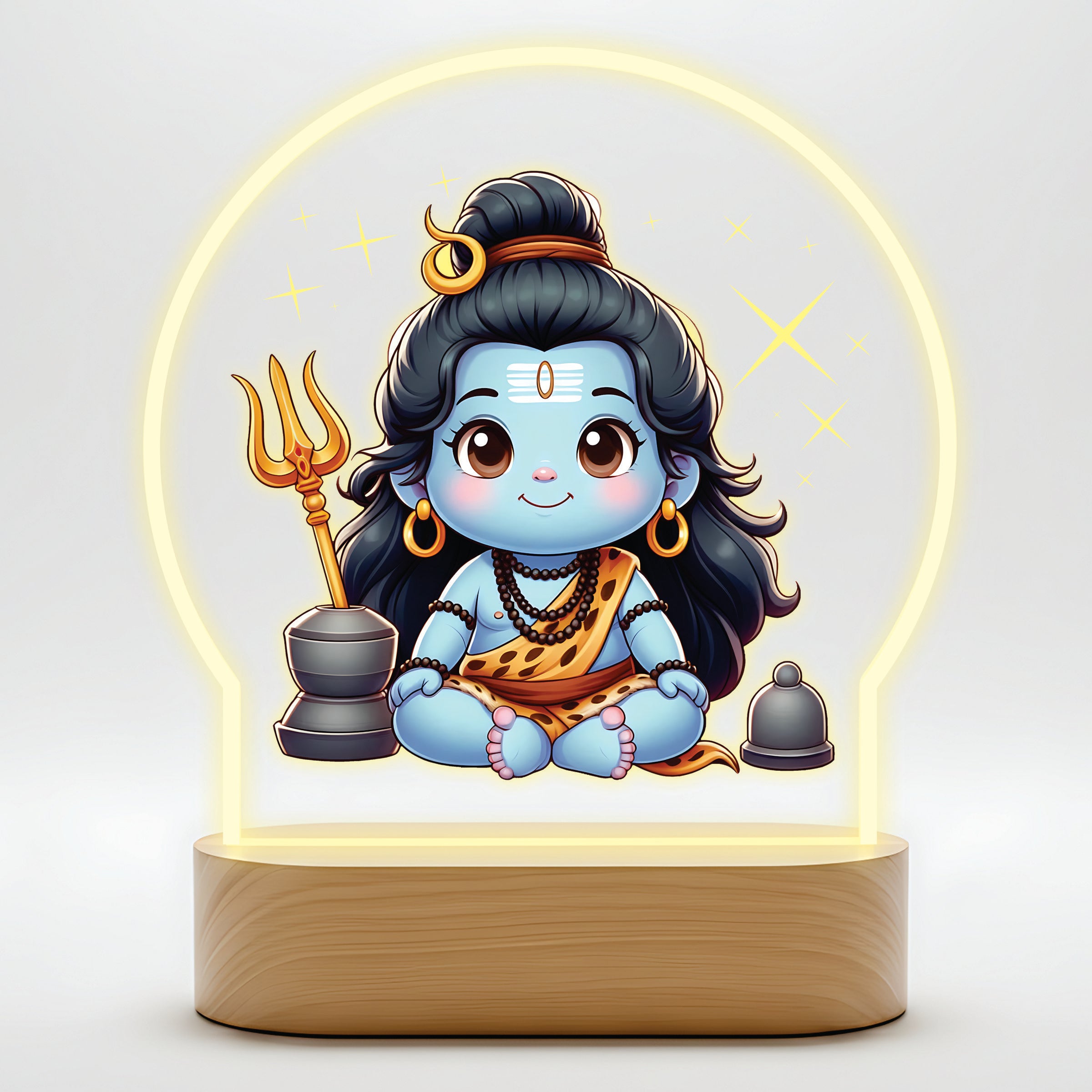 Divine Baby Shiva LED Desk Lamp - Bal Shiva Divine Light