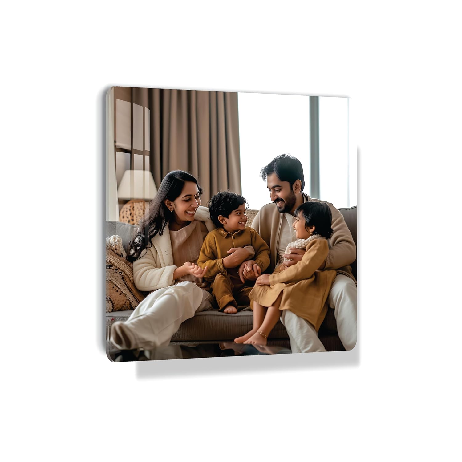 Personalized Acrylic Wall Photo Frame - (12x12 inch)