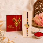 Personalized Rakhi LED Photo Frame - Radha Krishna