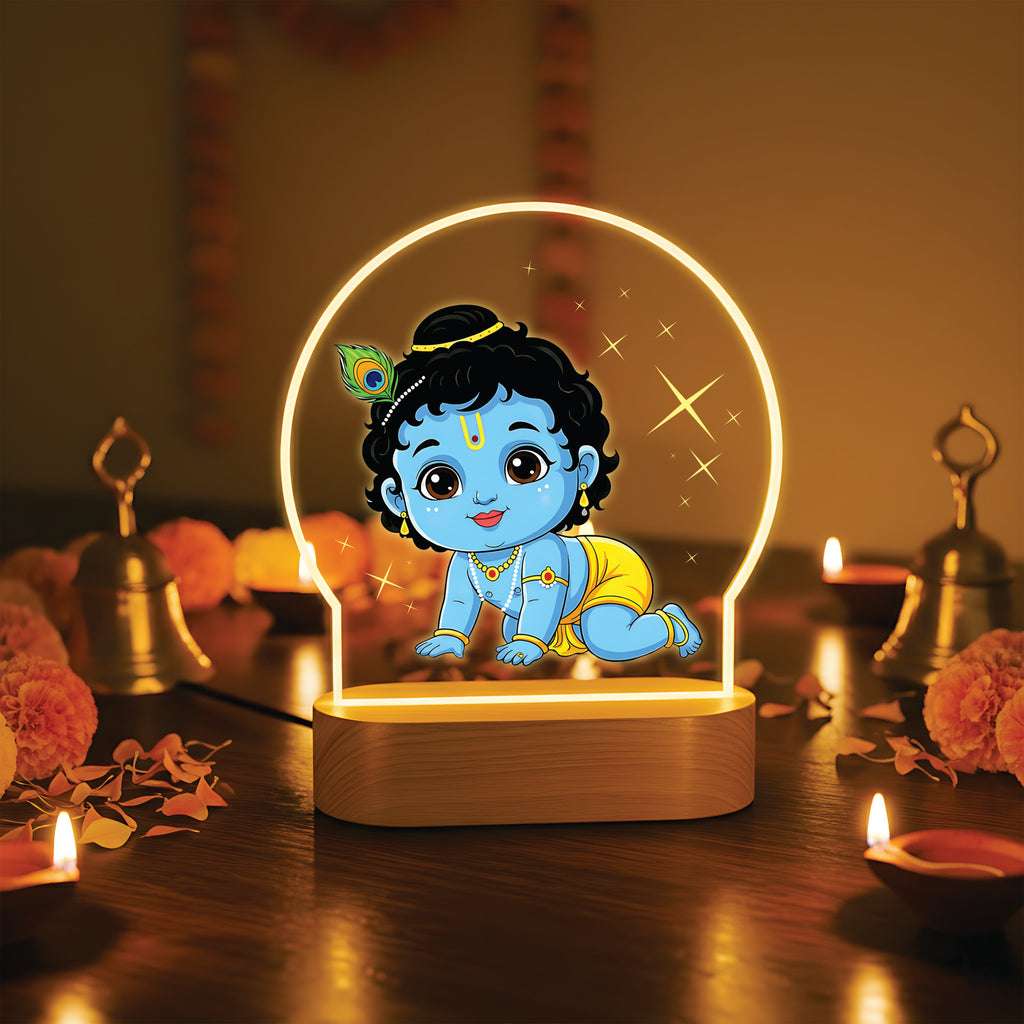Cute Baby Krishna Color - Playful Little Makhan Chor