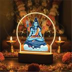 Divine Baby Shiva LED Desk Lamp - Adiyogi Peace Meditation Lamp