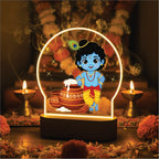 Divine Bal Krishna LED Lamp - Standing Makhan Krishna