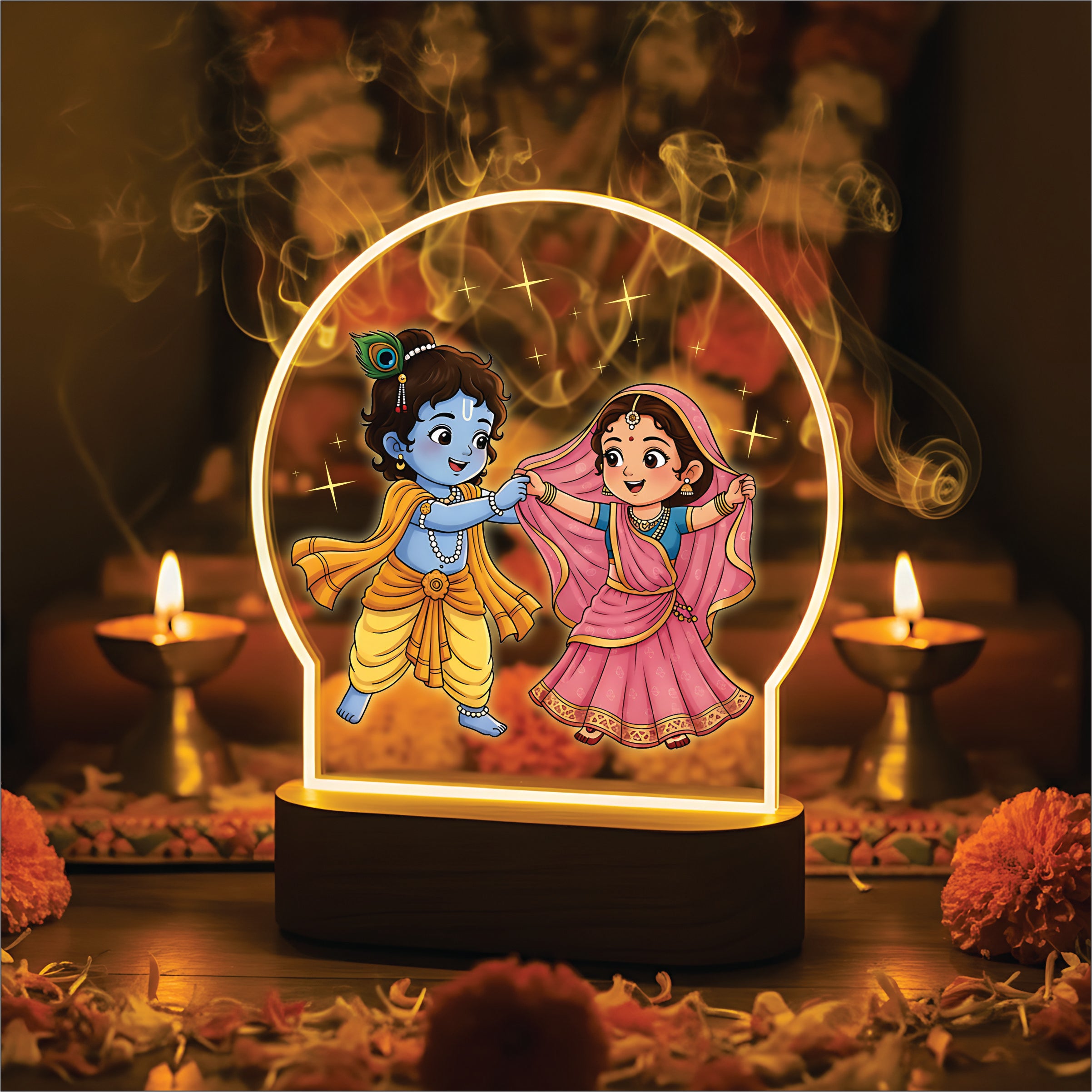 Little Krishna & Radha Full - Joyful Vrindavan Dance