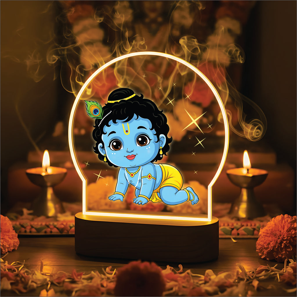 Cute Baby Krishna Color - Playful Little Makhan Chor