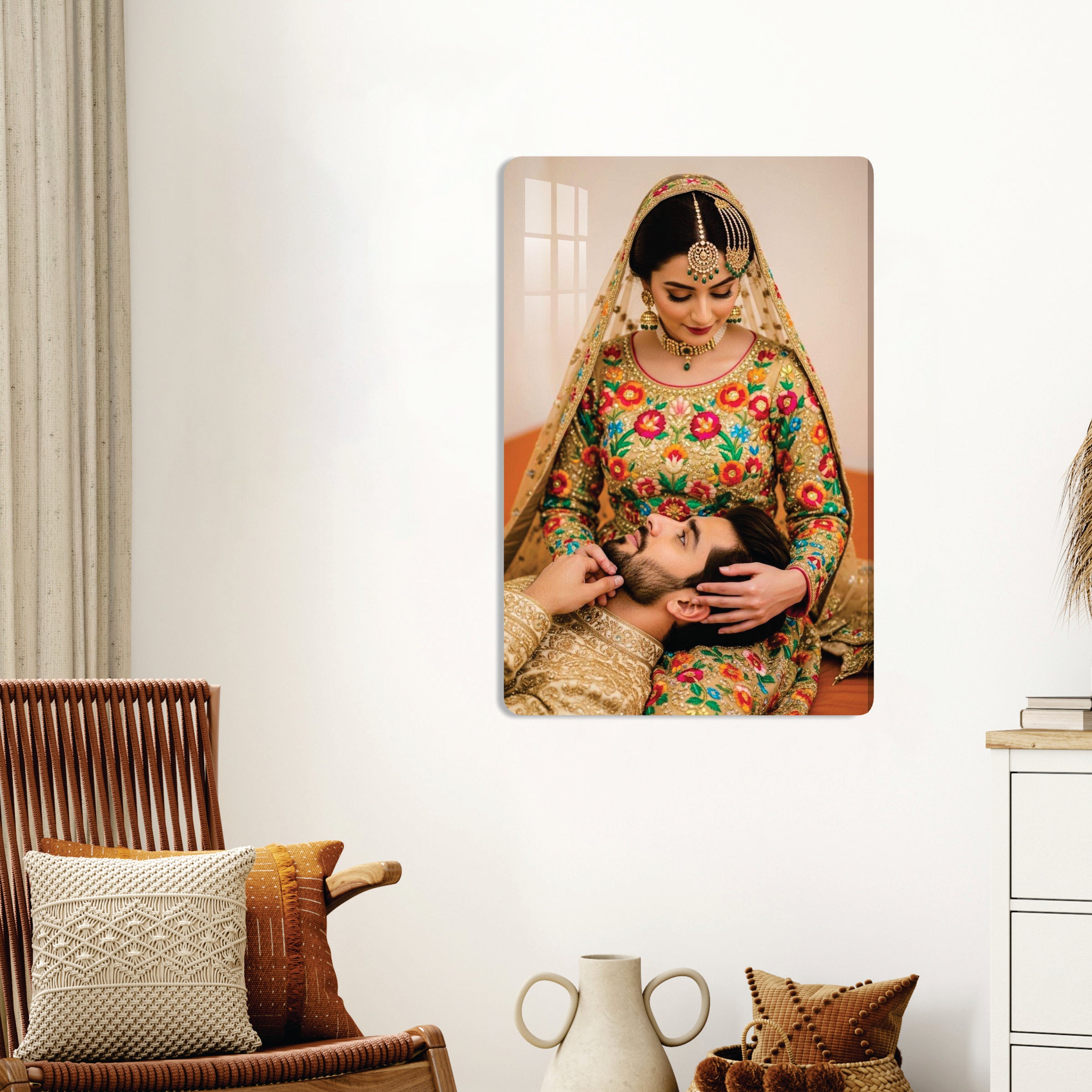 Acrylic Personalized  Photo Frame ( 10 x 15 inch )