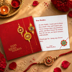 Personalized Rakhi LED Photo Frame - Mandala