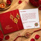 Personalized Rakhi LED Photo Frame - Heartfelt BRO