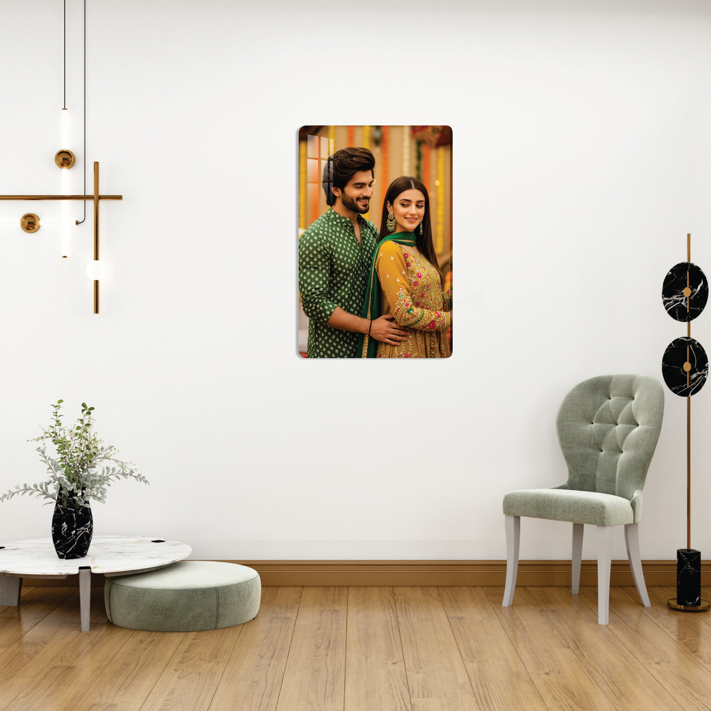 Acrylic Personalized  Photo Frame ( 8 x 12 inch )