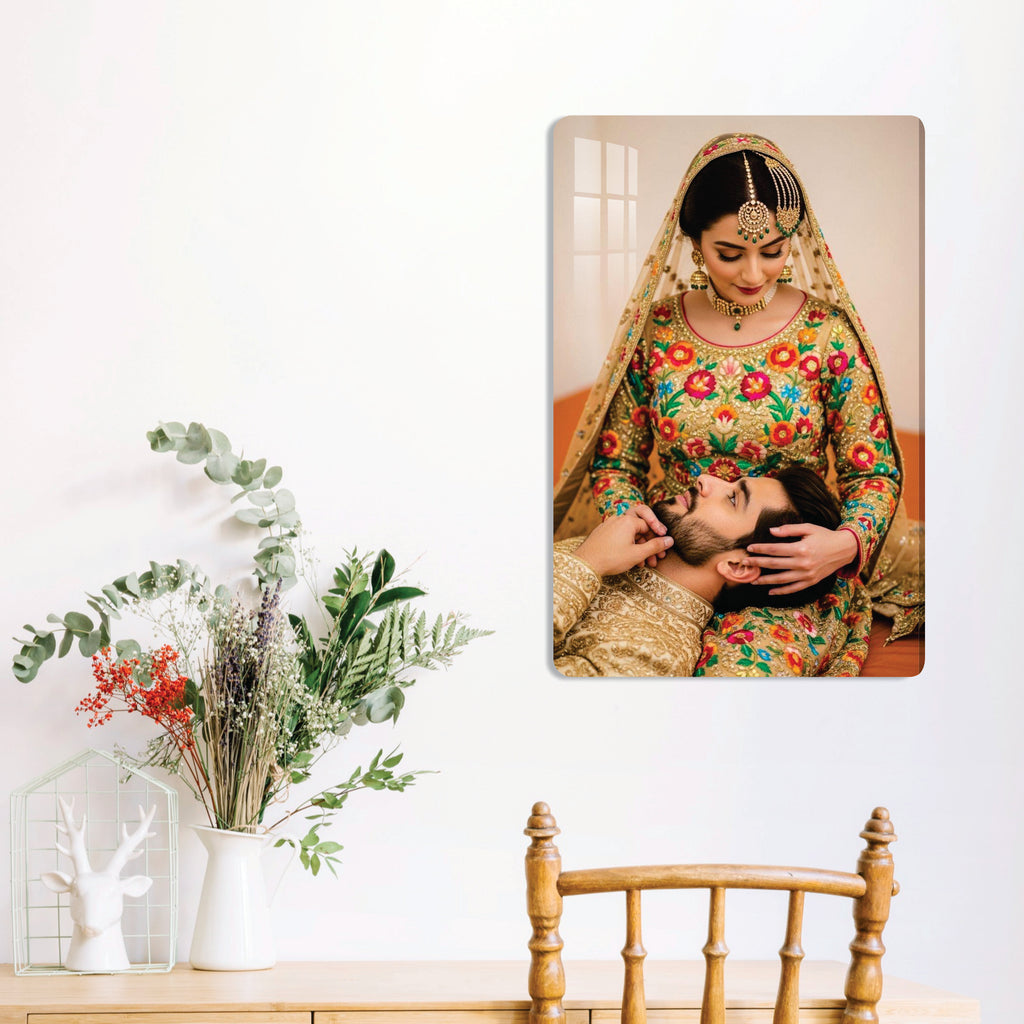 Acrylic Personalized  Photo Frame ( 10 x 15 inch )