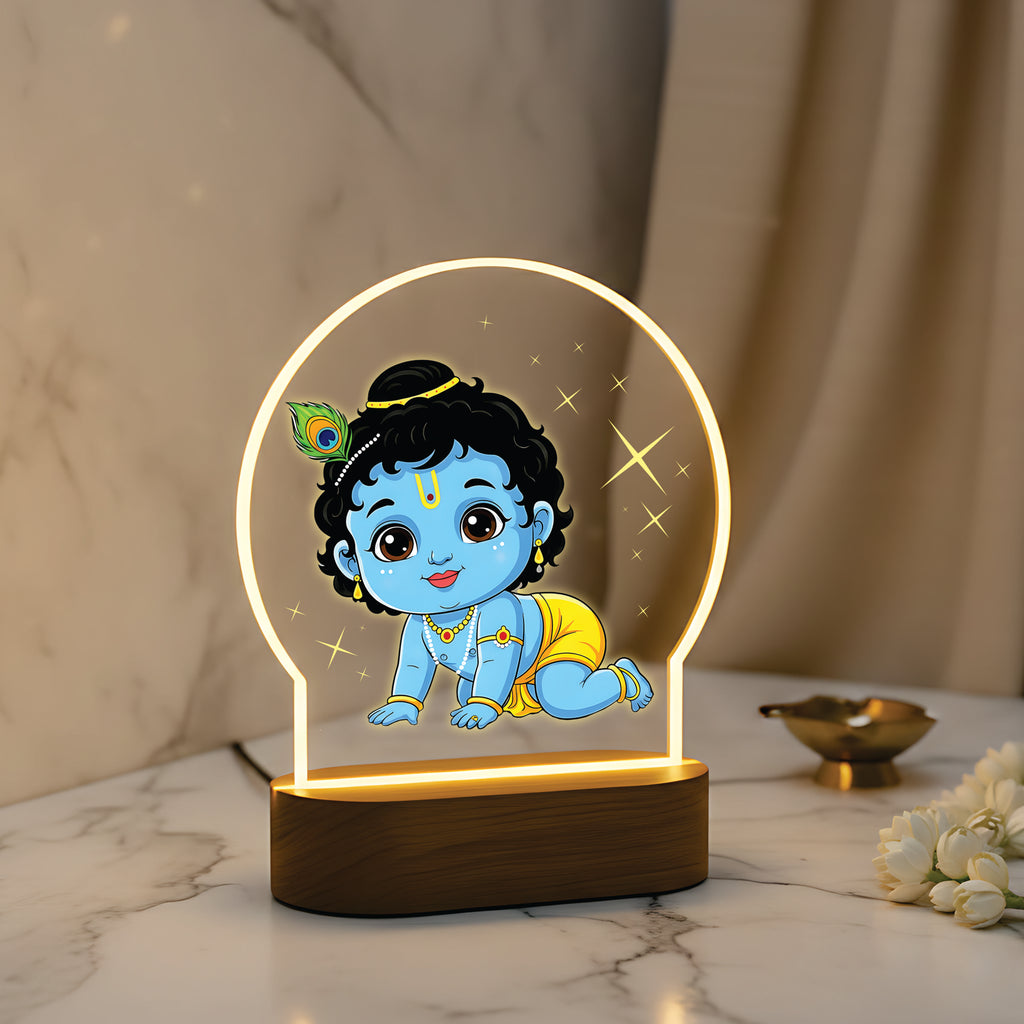 Cute Baby Krishna Color - Playful Little Makhan Chor