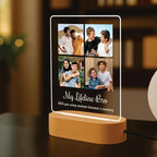 Personalized Rakhi LED Photo Frame - My Sidekick Brother Display