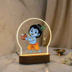 Bal krishna Led Night Lamp - Dancing Butter Krishna