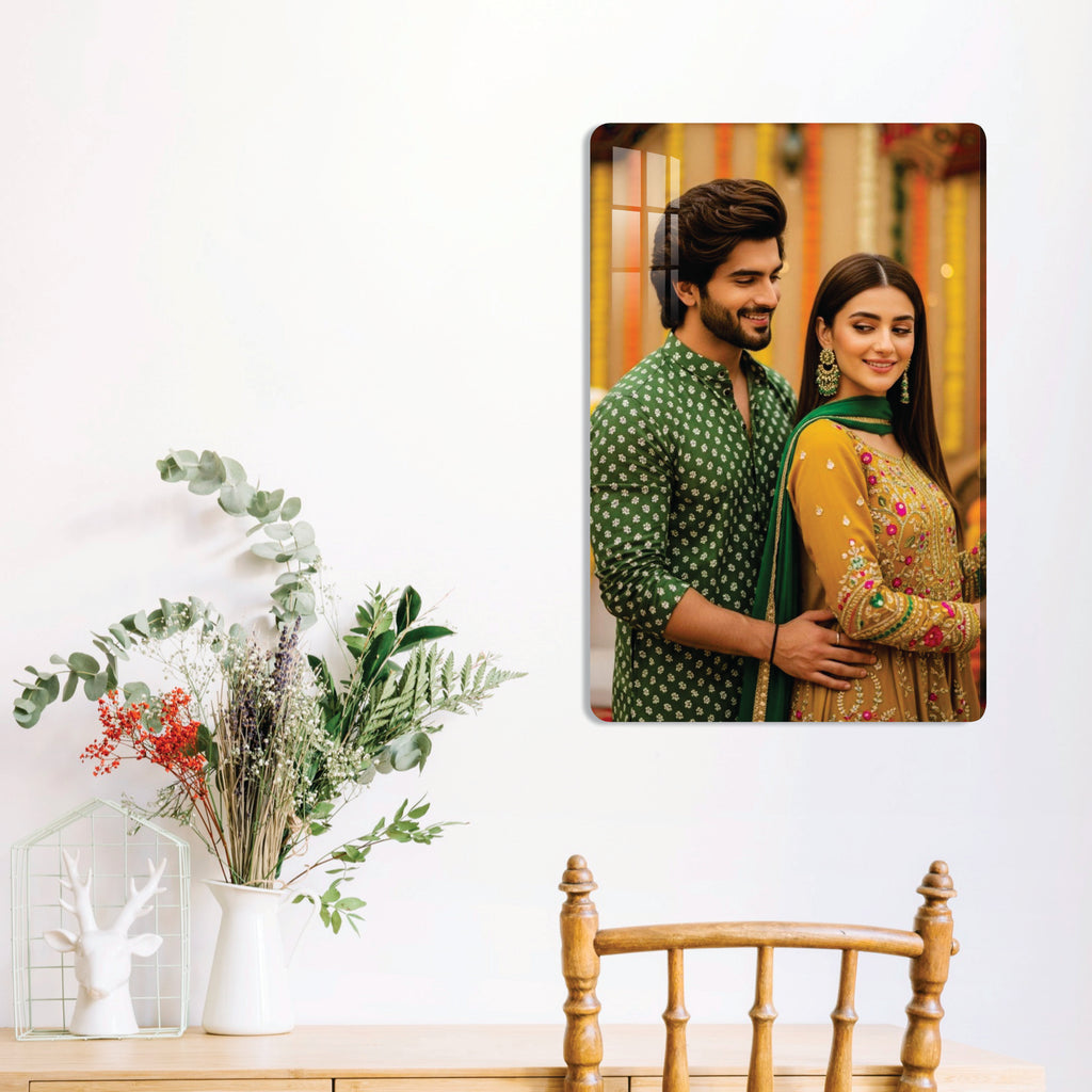 Acrylic Personalized  Photo Frame ( 8 x 12 inch )