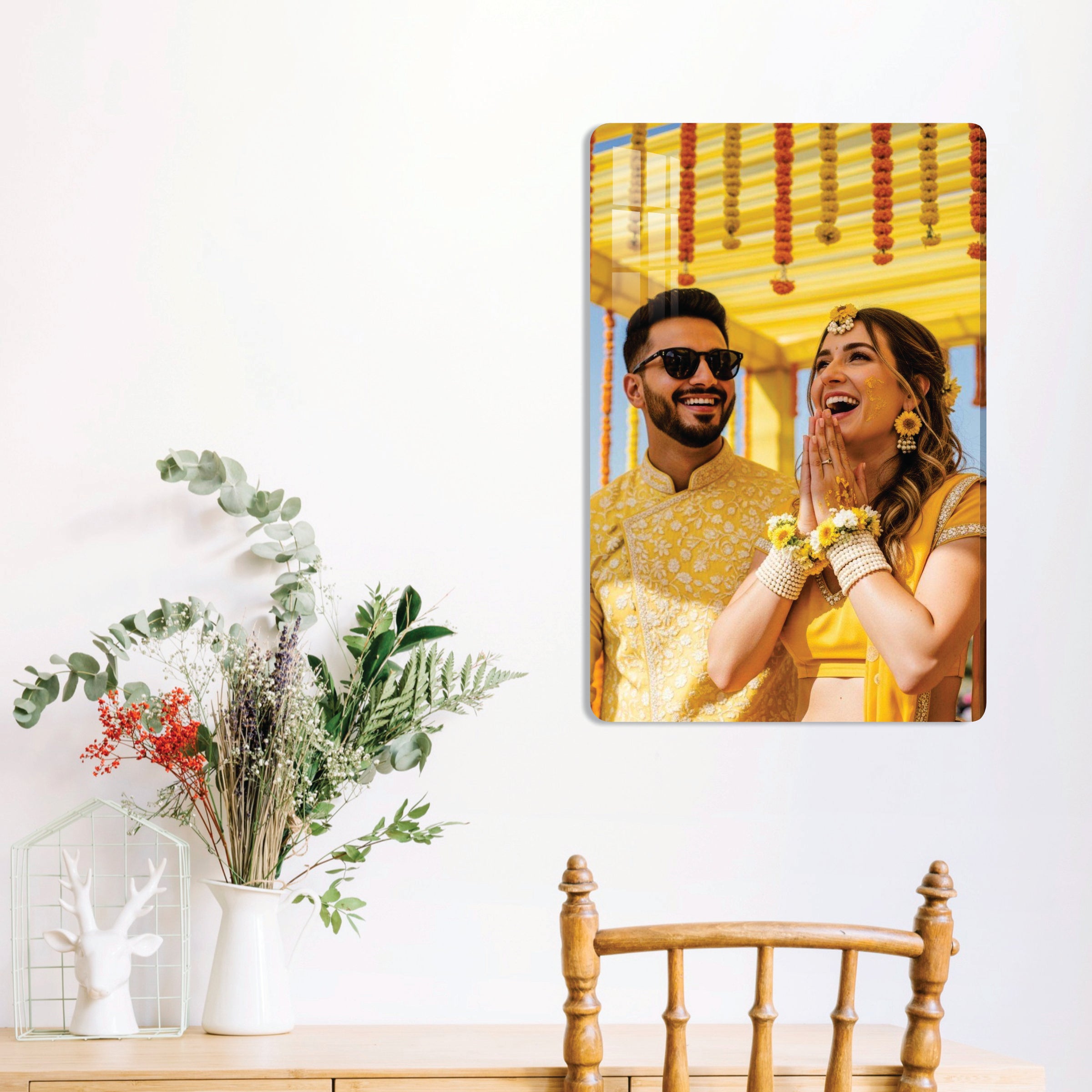 Acrylic Personalized  Photo Frame ( 12 x 18 inch )