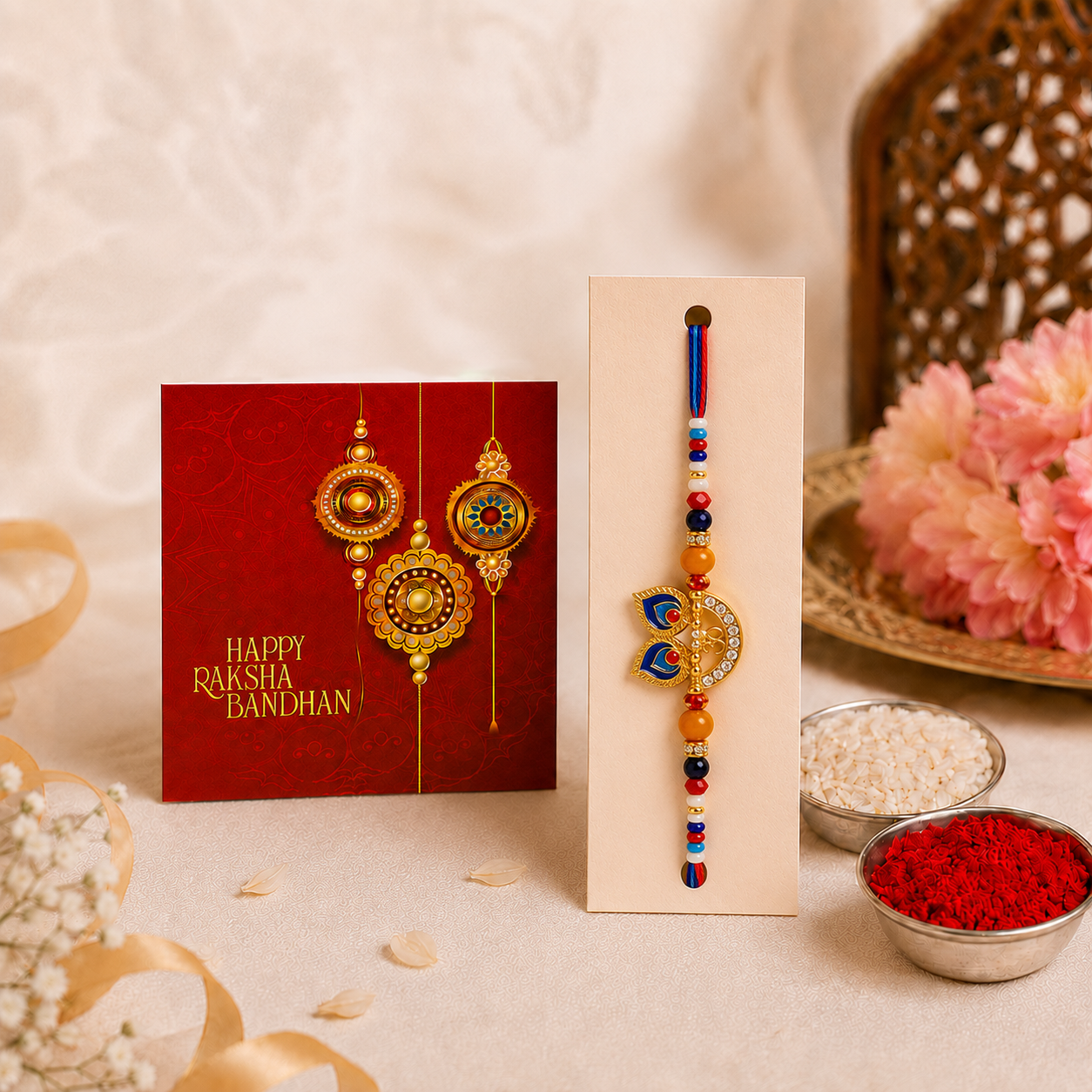 Personalized Rakhi LED Photo Frame - Team Sibling Brotherhood