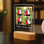 Personalized Rakhi LED Photo Frame - Memories Around BRO