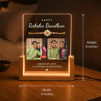 Personalized Rakhi LED Photo Frame - Krishna