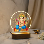 Lord Ganesha LED Night Light - Mighty Warrior Lord Ganesha