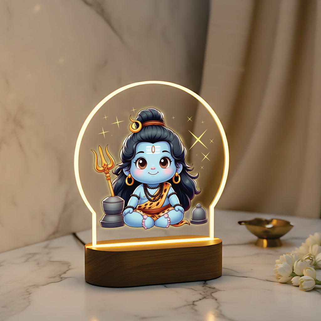 Divine Baby Shiva LED Desk Lamp - Bal Shiva Divine Light