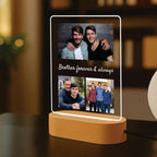 Personalized Rakhi LED Photo Frame - Forever & Always Sibling