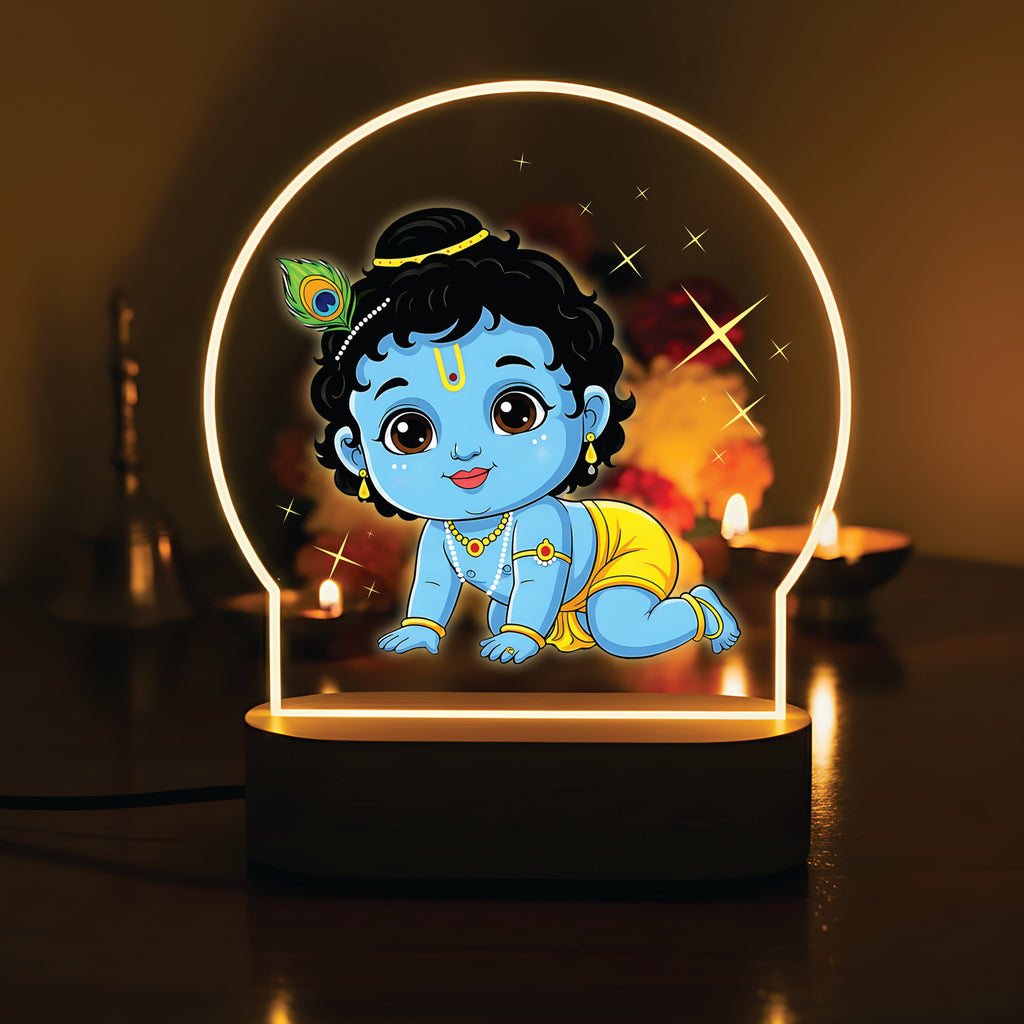 Cute Baby Krishna Color - Playful Little Makhan Chor