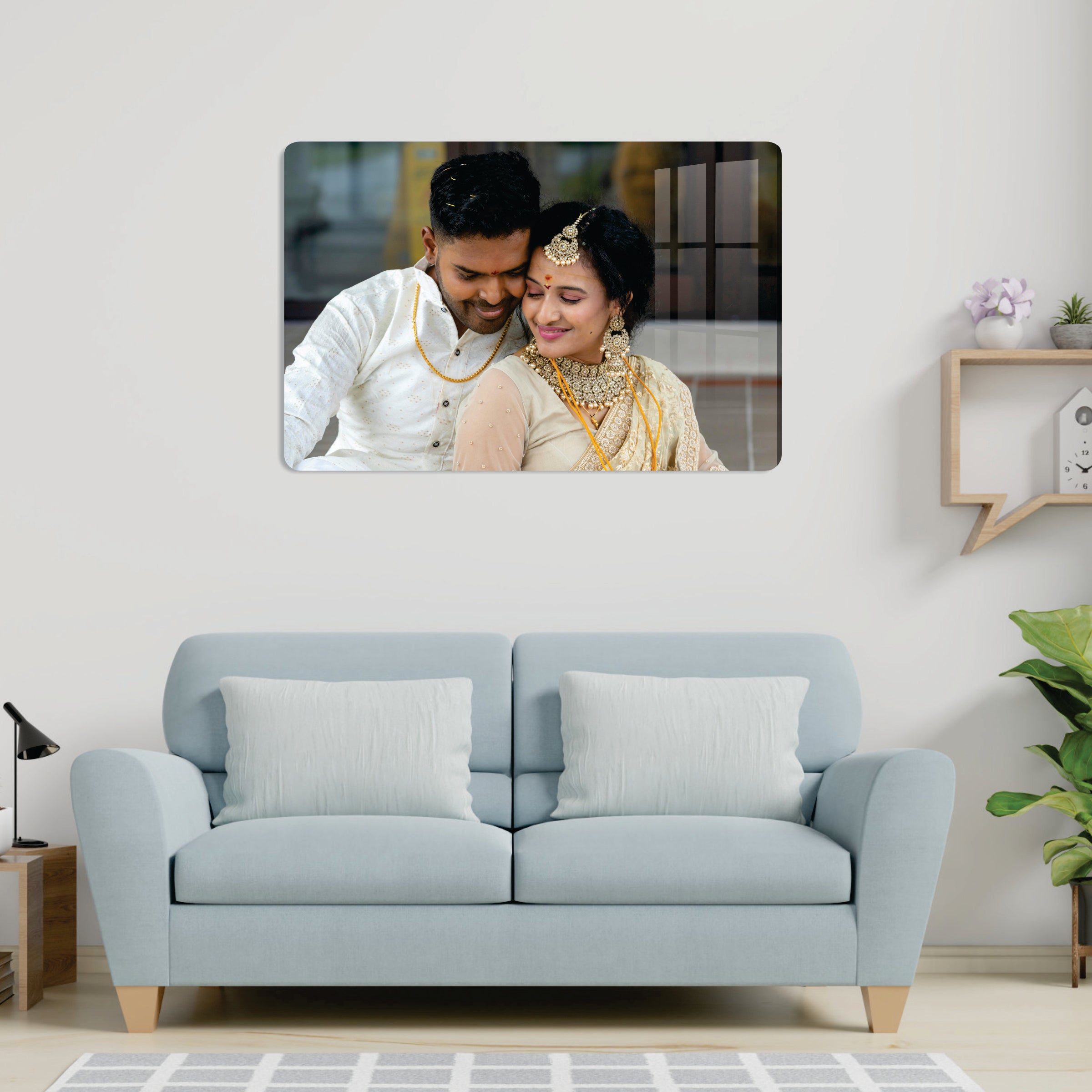 Acrylic Personalized Photo Frame ( 12 x 8 inch )