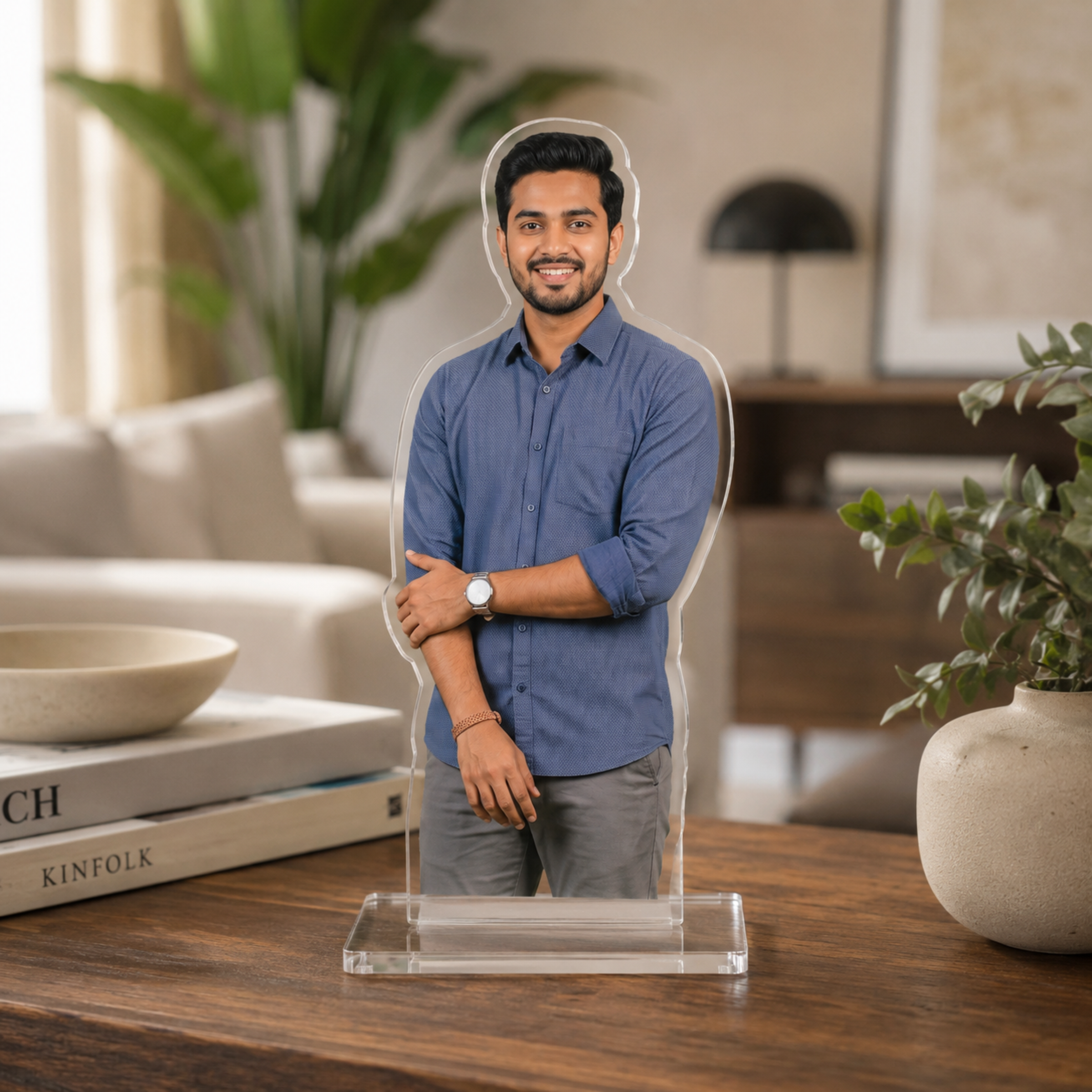 Personalized Photo Cutout Display
