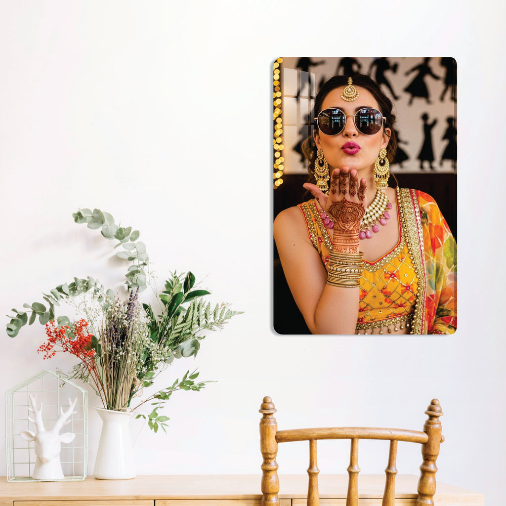Acrylic Personalized  Photo Frame ( 16 x 24 inch )