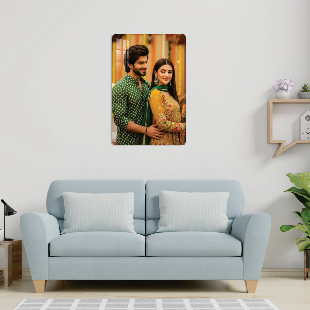 Acrylic Personalized  Photo Frame ( 8 x 12 inch )