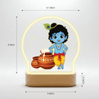 Divine Bal Krishna LED Lamp - Standing Makhan Krishna