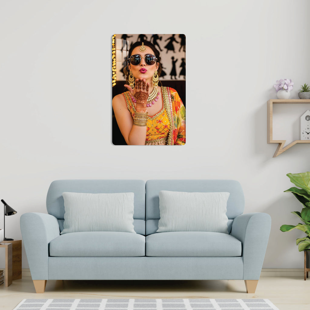 Acrylic Personalized  Photo Frame ( 16 x 24 inch )
