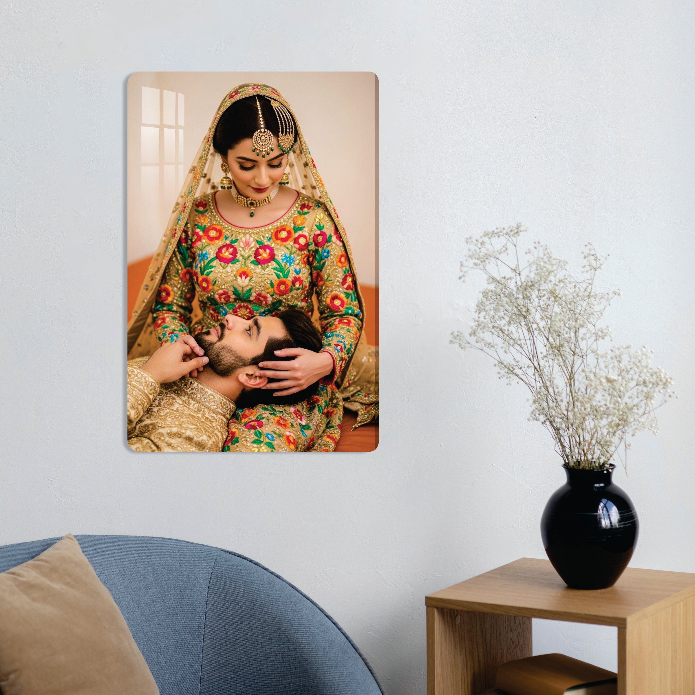 Acrylic Personalized  Photo Frame ( 10 x 15 inch )