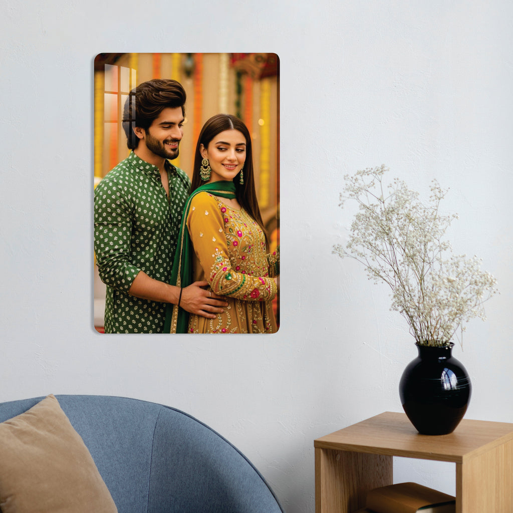 Acrylic Personalized  Photo Frame ( 8 x 12 inch )