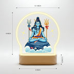 Divine Baby Shiva LED Desk Lamp - Adiyogi Peace Meditation Lamp