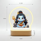 Divine Baby Shiva LED Desk Lamp - Bal Shiva Divine Light