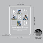 Personalized Rakhi LED Photo Frame - Team Sibling Brotherhood