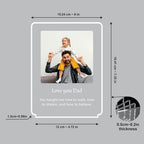 Custom LED Acrylic Photo Frame - Together
