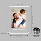 Custom LED Acrylic Photo Frame - Forever